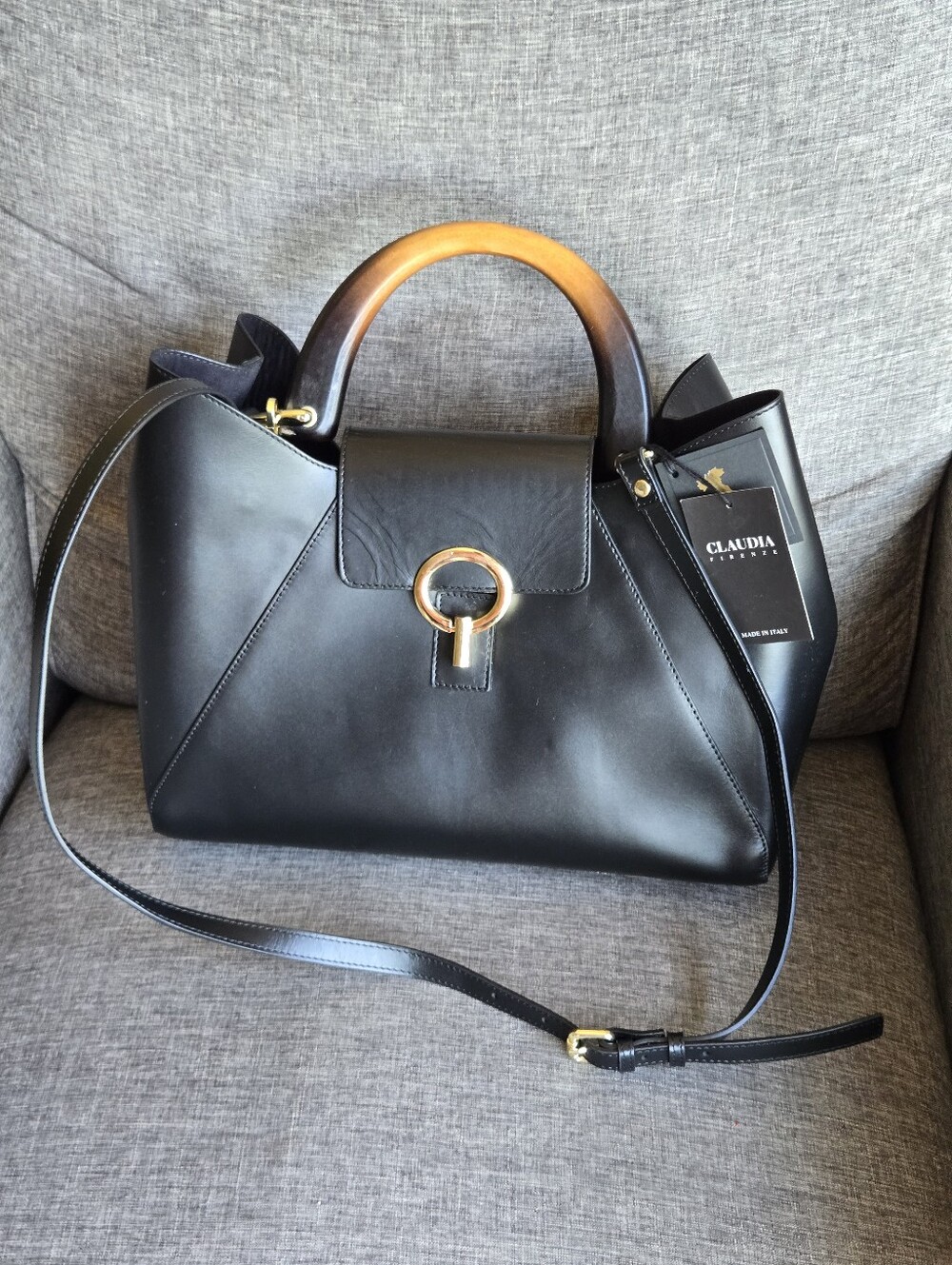 Claudia Firenze bag Black Made In Italy